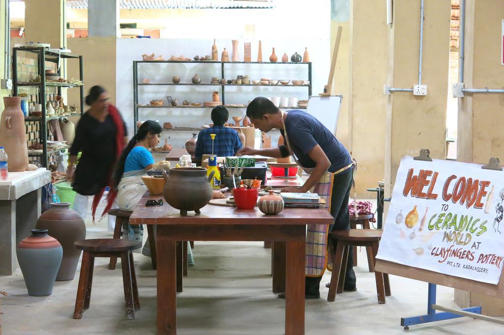 Clayfingers Art Cottage Thrissur 客房 照片
